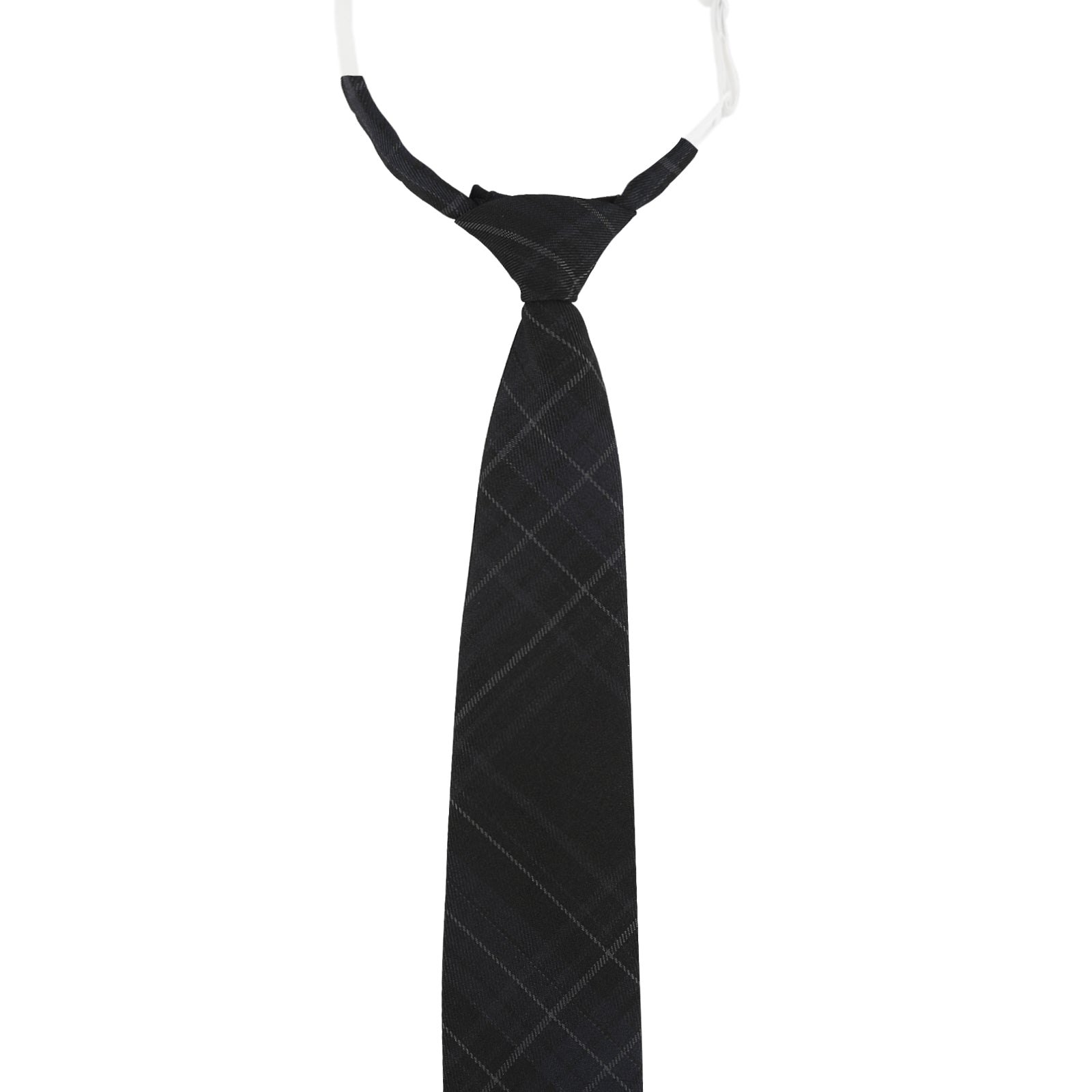 Alizeal Kids Elastic Pre-tied Adjustable Tartan Necktie for School Party Wedding and Everyday Use-062