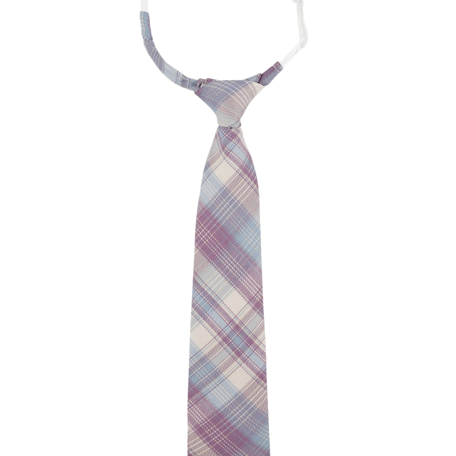 Alizeal Kids Elastic Pre-tied Adjustable Tartan Necktie for School Party Wedding and Everyday Use-062