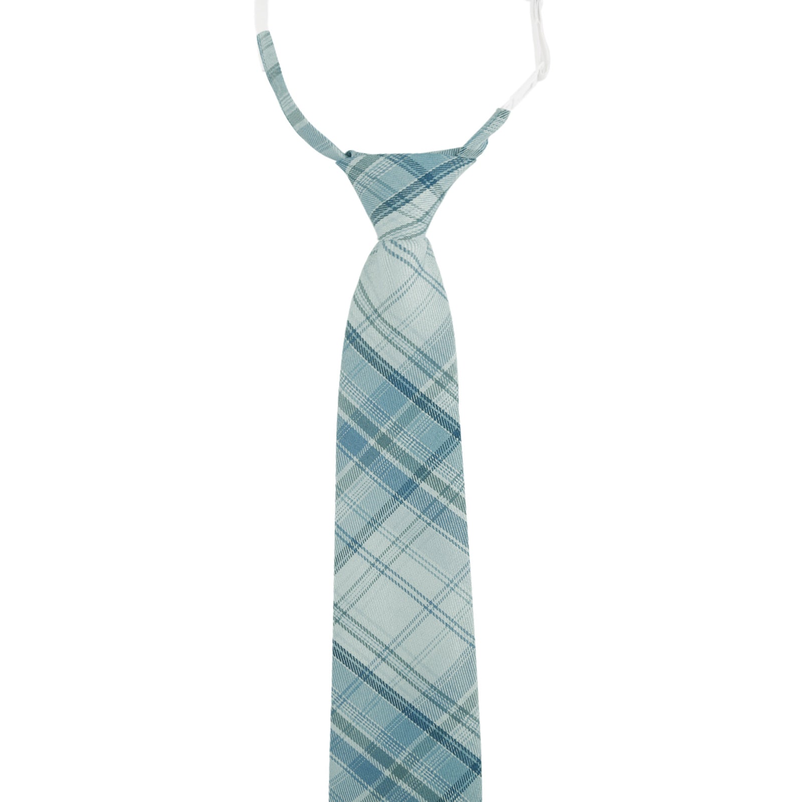 Alizeal Kids Elastic Pre-tied Adjustable Tartan Necktie for School Party Wedding and Everyday Use-062