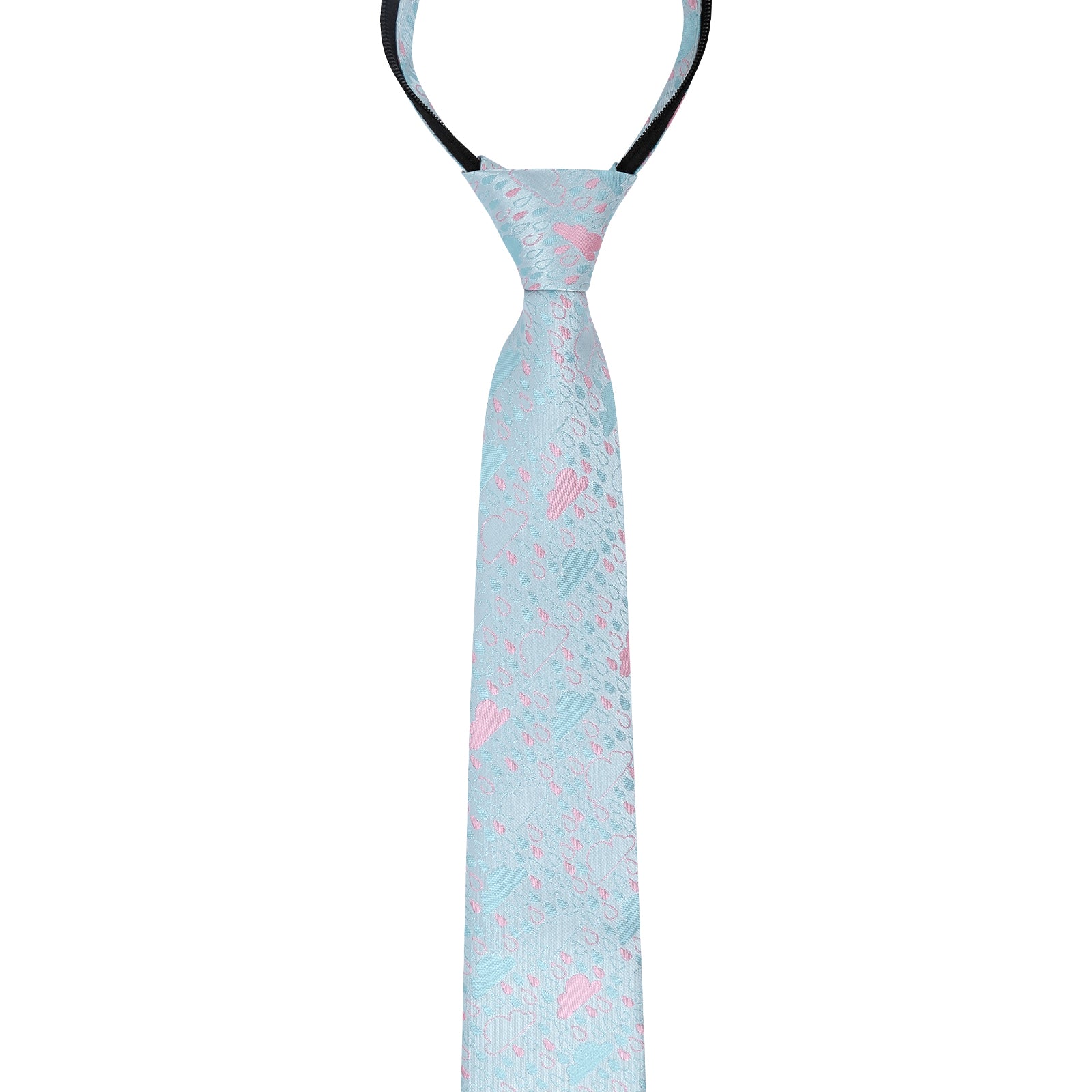 Toddler Printed Fun Novelty Woven Stripe Solid Neckties for Kids-068