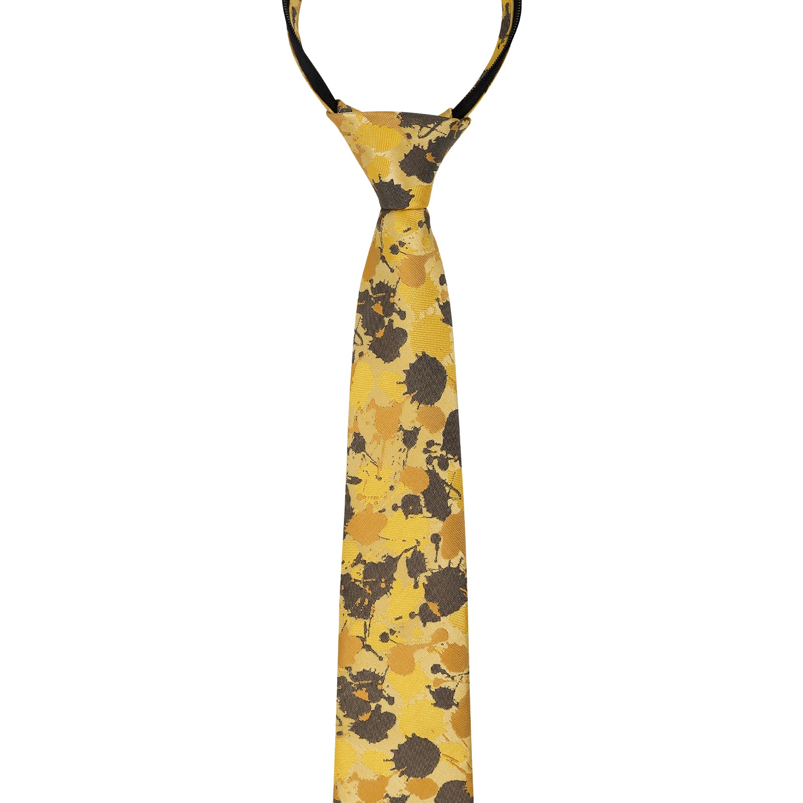 Toddler Printed Fun Novelty Woven Stripe Solid Neckties for Kids-068