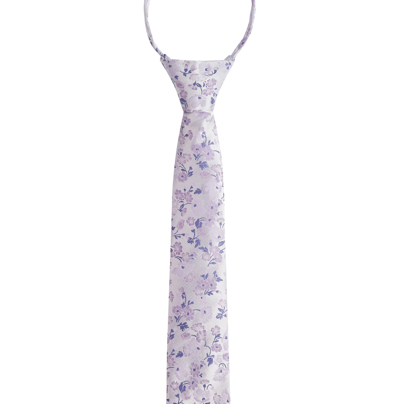 Boys Unique Floral Tie and Pre-tied Adjustable Necktie for Kids-069