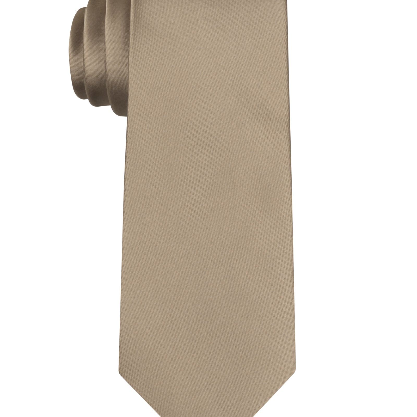 Alizeal Mens Solid Satin Water Repellent Classic Design Tie-072B