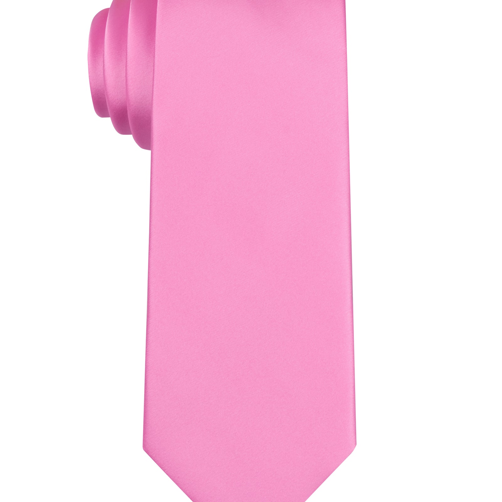 Alizeal Mens Solid Satin Water Repellent Classic Design Tie-072B