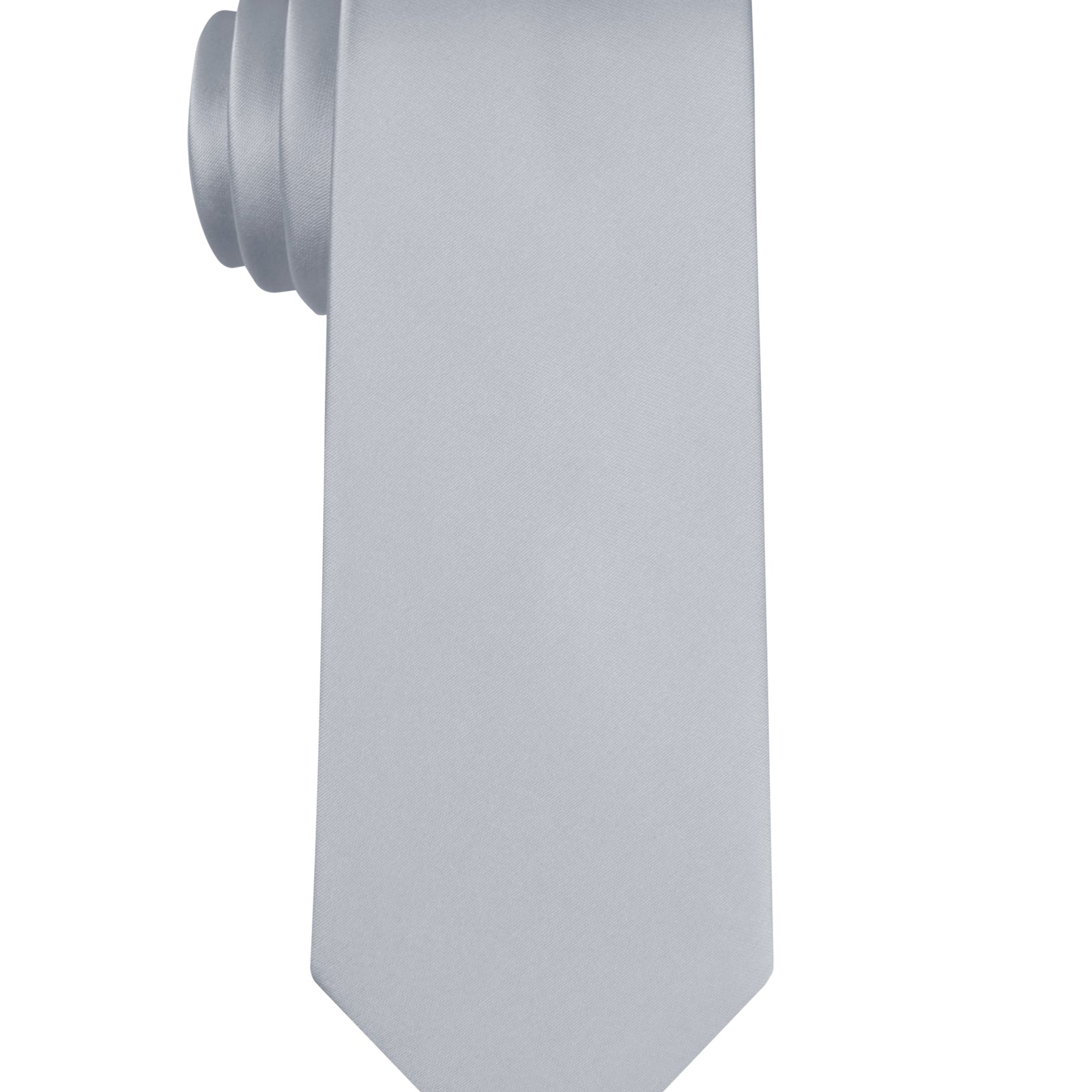 Alizeal Mens Solid Satin Water Repellent Classic Design Tie-072B