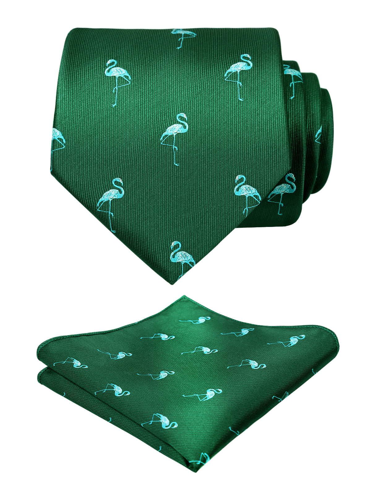 Adult Regular Size Flamingo Patterned Necktie #073