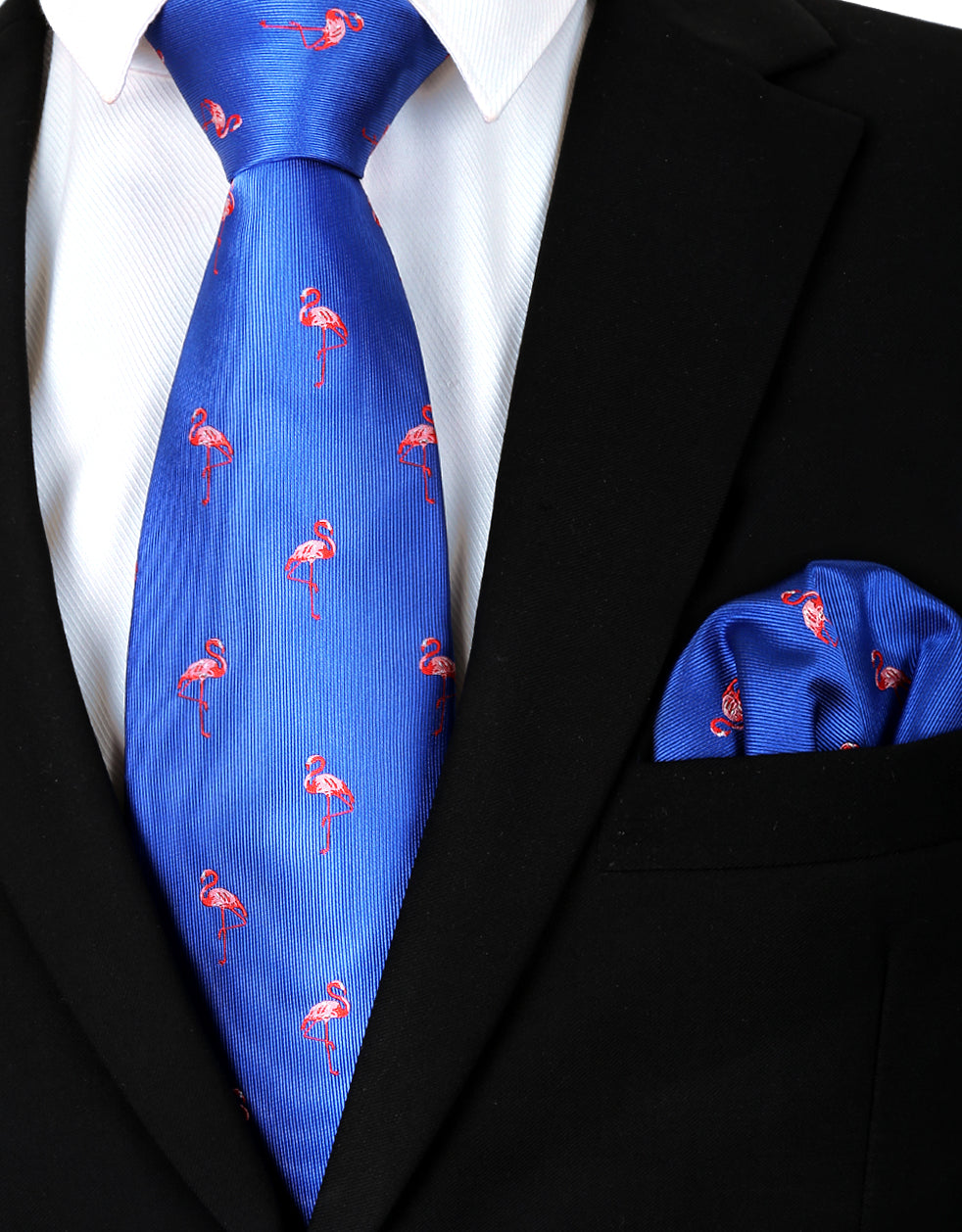 Adult Regular Size Flamingo Patterned Necktie #073