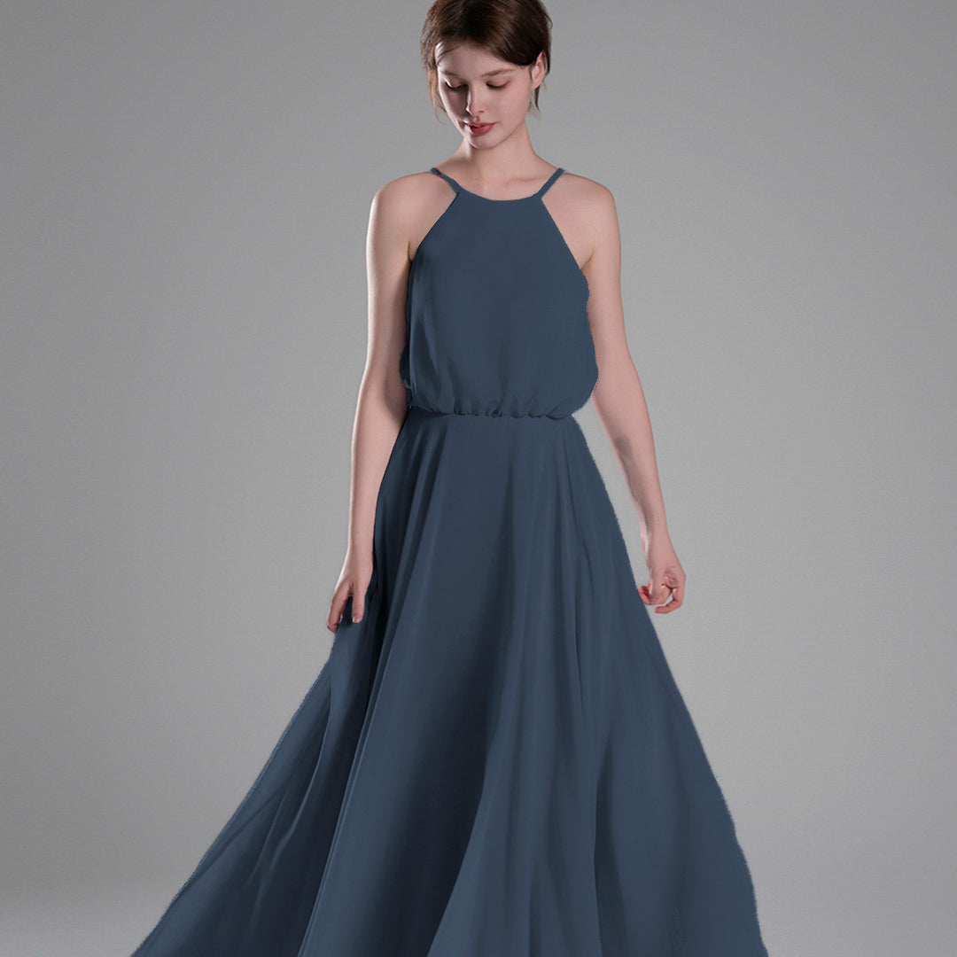 Elegant Sleeveless Adjustable Straps A-line Dresses