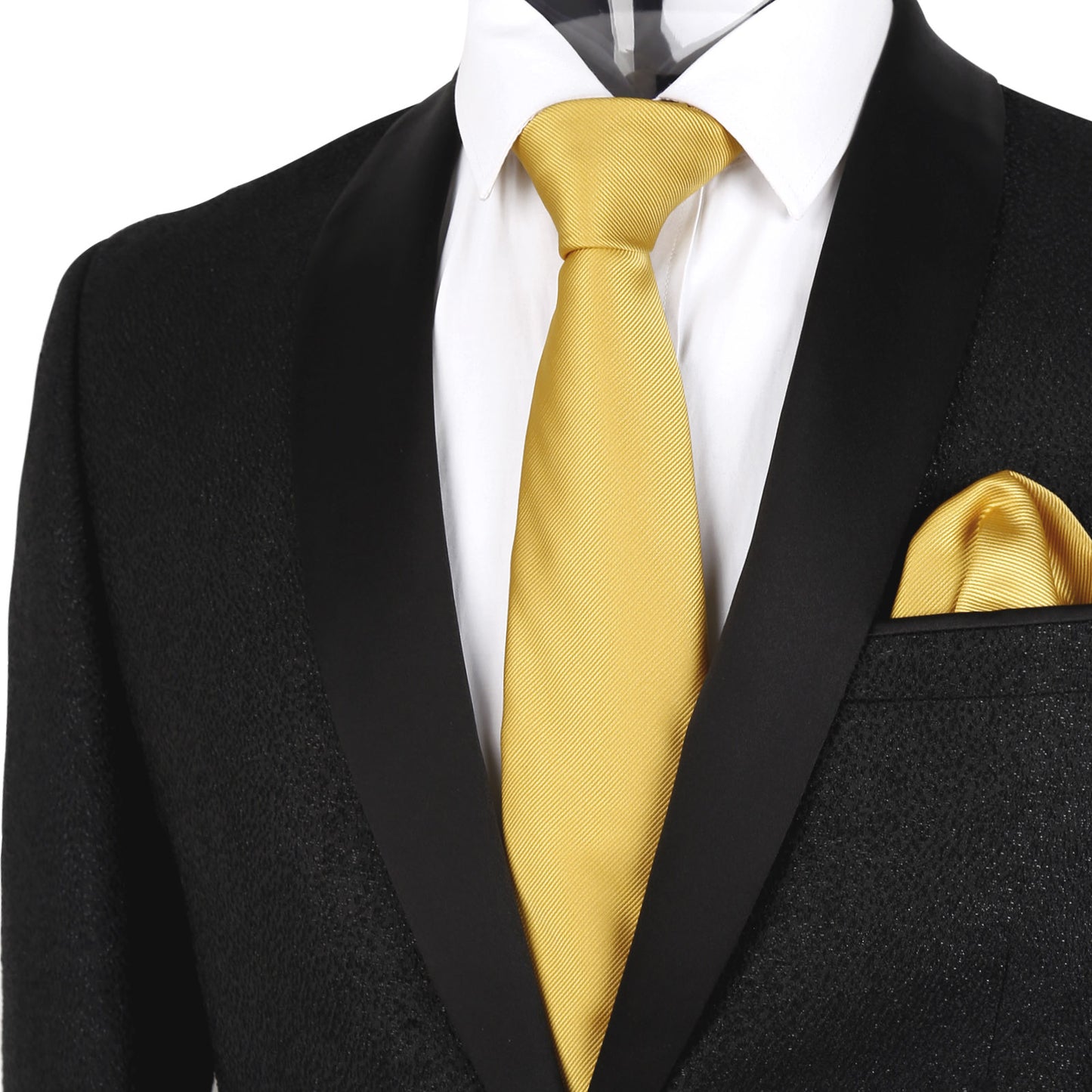 Men's Regular Tie, Handkerchief and Cufflinks Set for Formal Party Business Dress #114