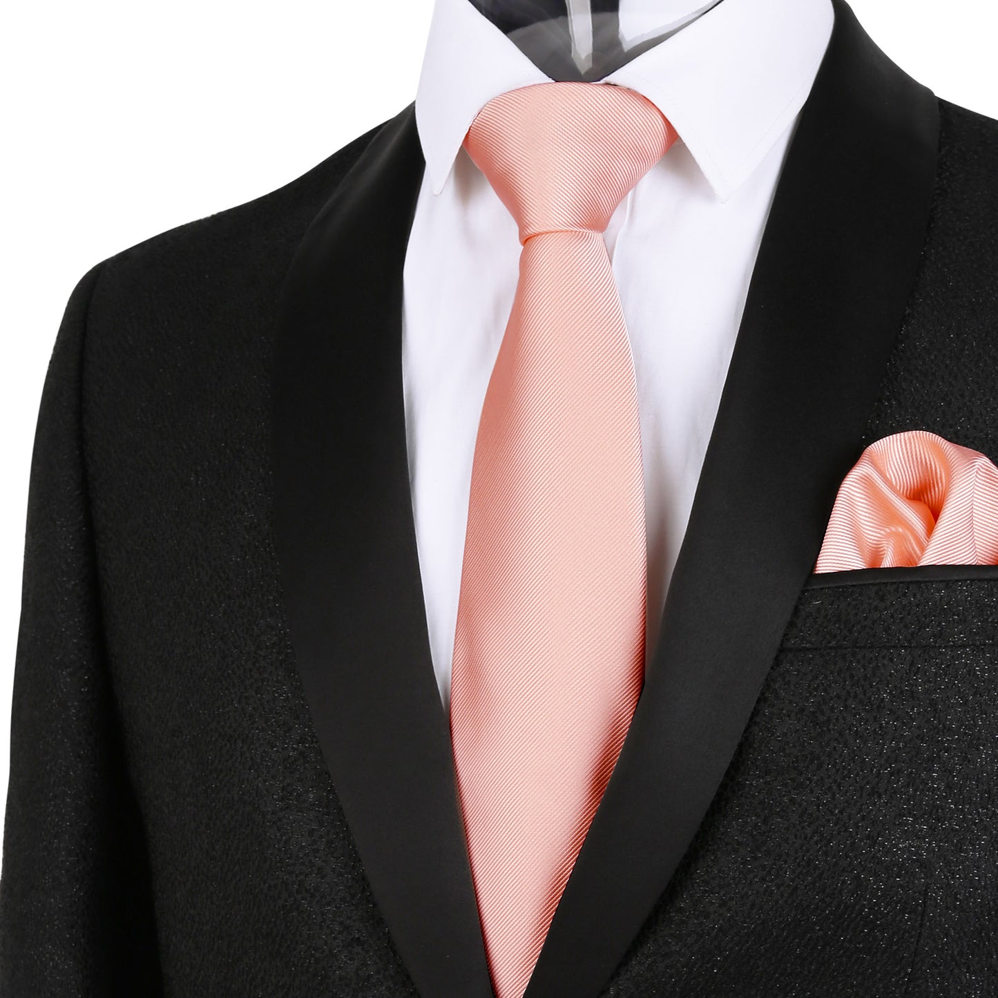 Men's Regular Tie, Handkerchief and Cufflinks Set for Formal Party Business Dress #114