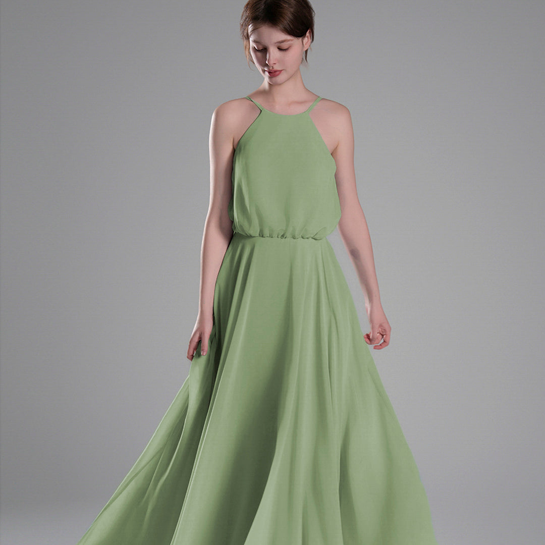 Elegant Sleeveless Adjustable Straps A-line Dresses