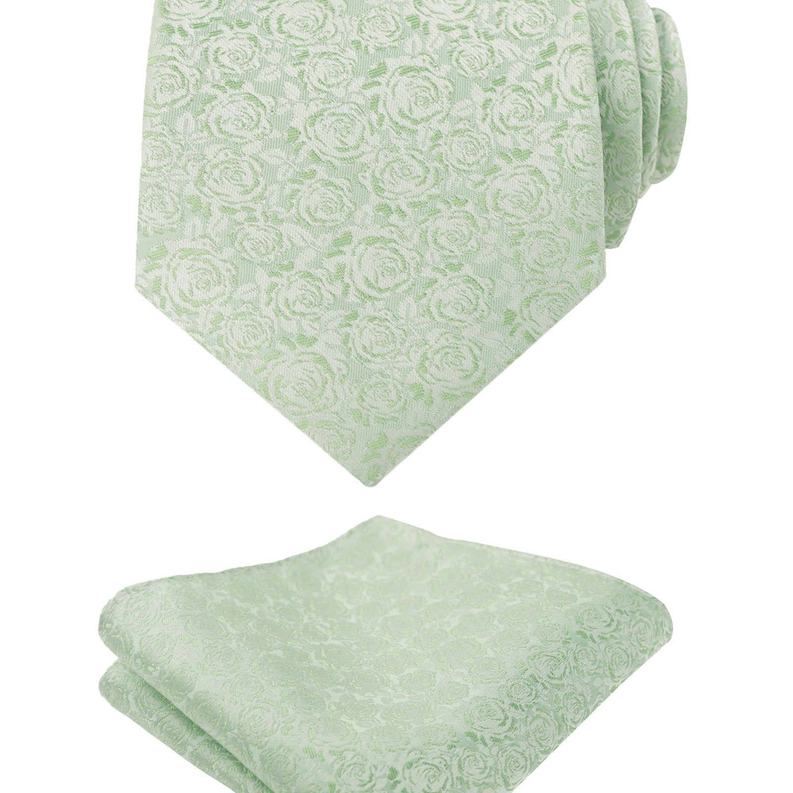 Mens 3.15'' Colorful Flower Pattern and handkerchief Necktie Set-145