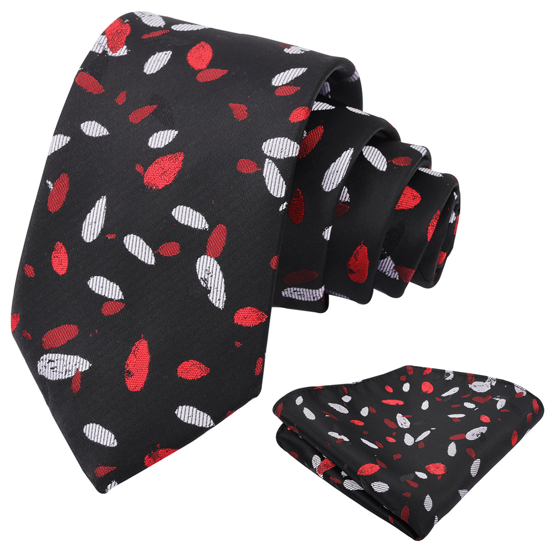 Mens 3.15'' Necktie with Pocket Square Novelty Tie Set-147