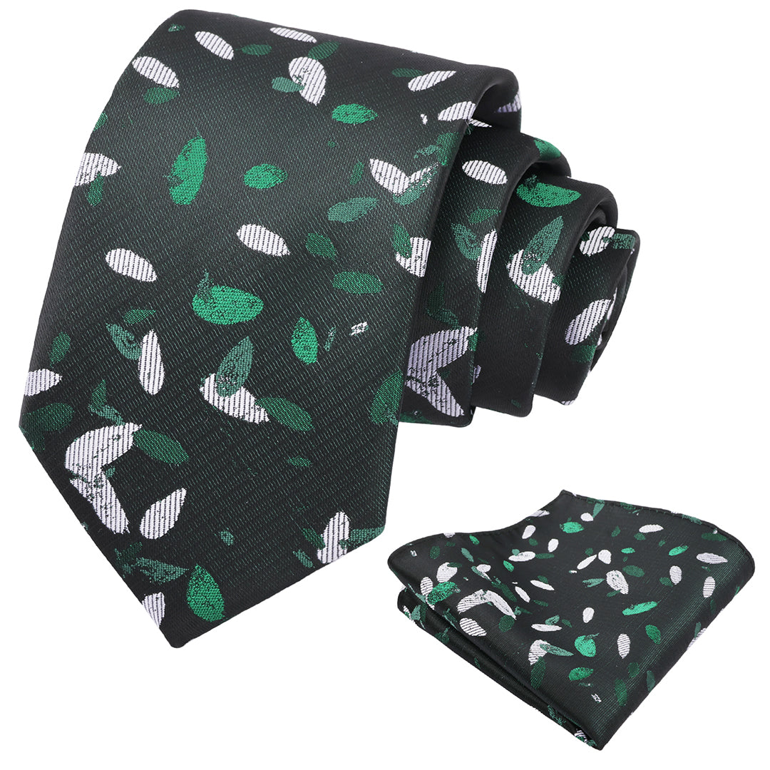 Mens 3.15'' Necktie with Pocket Square Novelty Tie Set-147