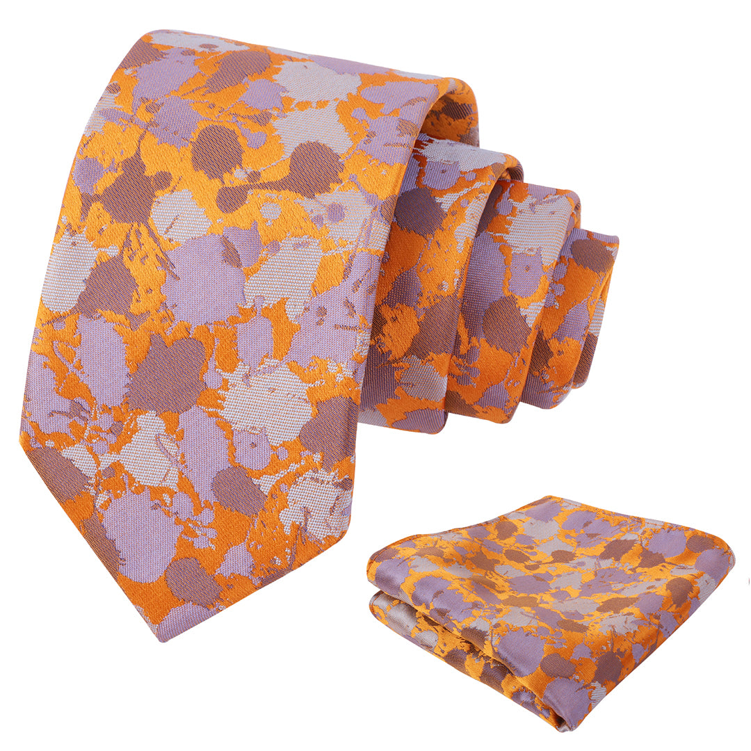 Mens 3.15'' Necktie with Pocket Square Novelty Tie Set-147