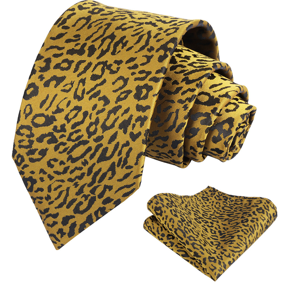 Mens 3.15'' Necktie with Pocket Square Novelty Tie Set-147