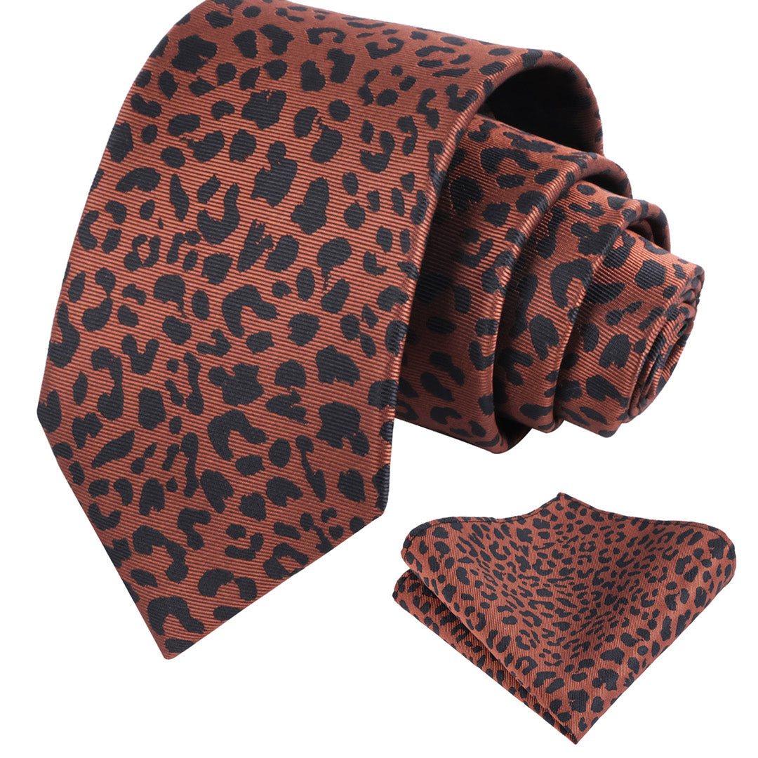 Mens 3.15'' Necktie with Pocket Square Novelty Tie Set-147