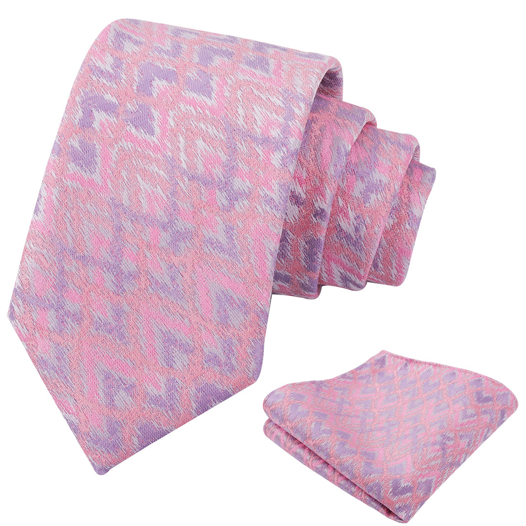 Mens 3.15'' Necktie with Pocket Square Novelty Tie Set-147