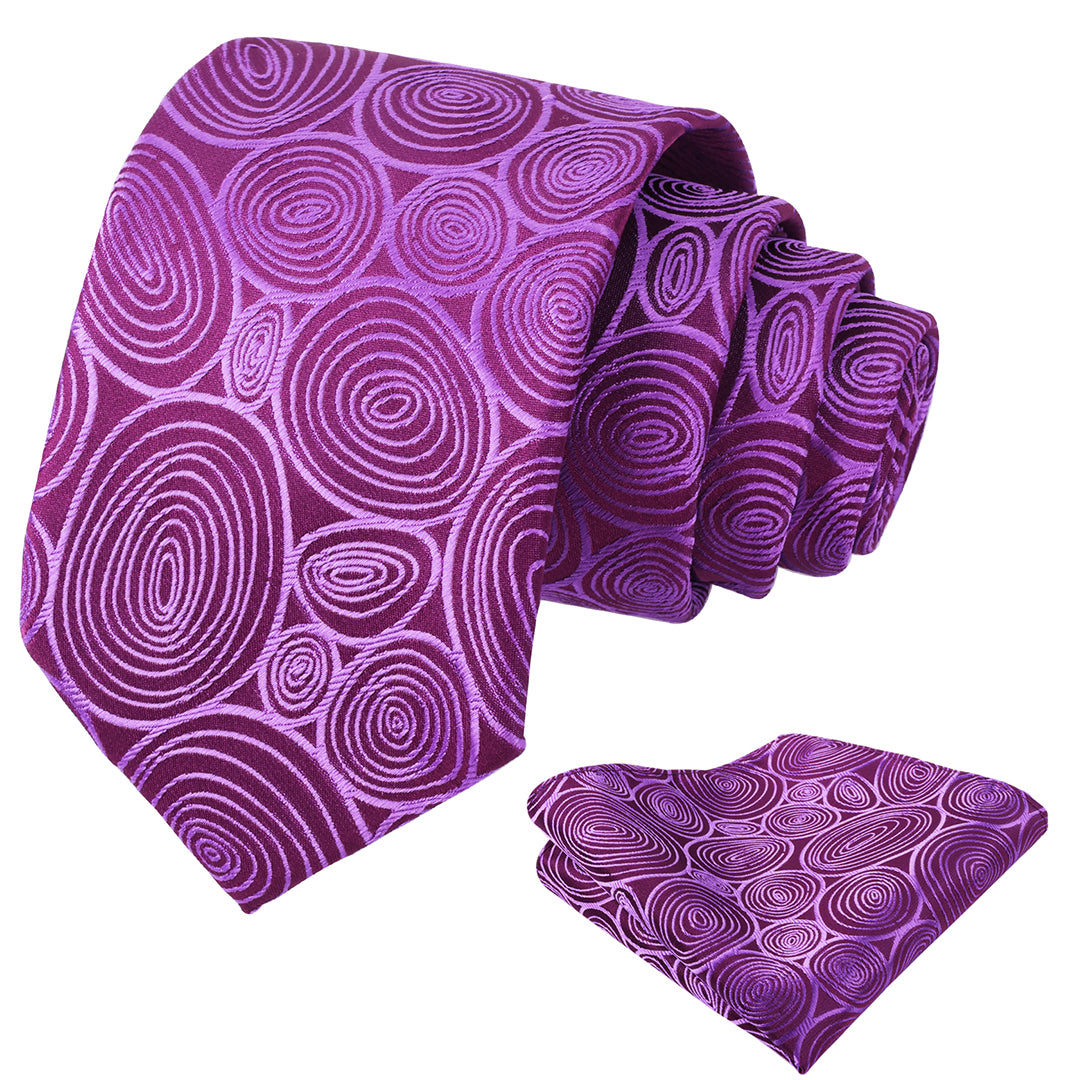 Mens 3.15'' Necktie with Pocket Square Novelty Tie Set-147