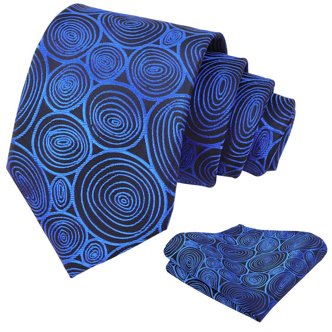 Mens 3.15'' Necktie with Pocket Square Novelty Tie Set-147