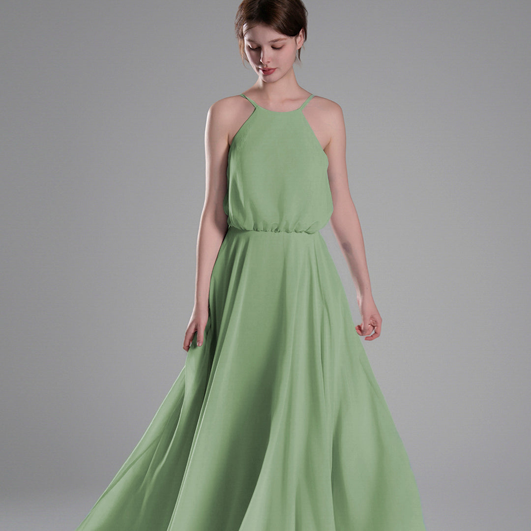 Elegant Sleeveless Adjustable Straps A-line Dresses