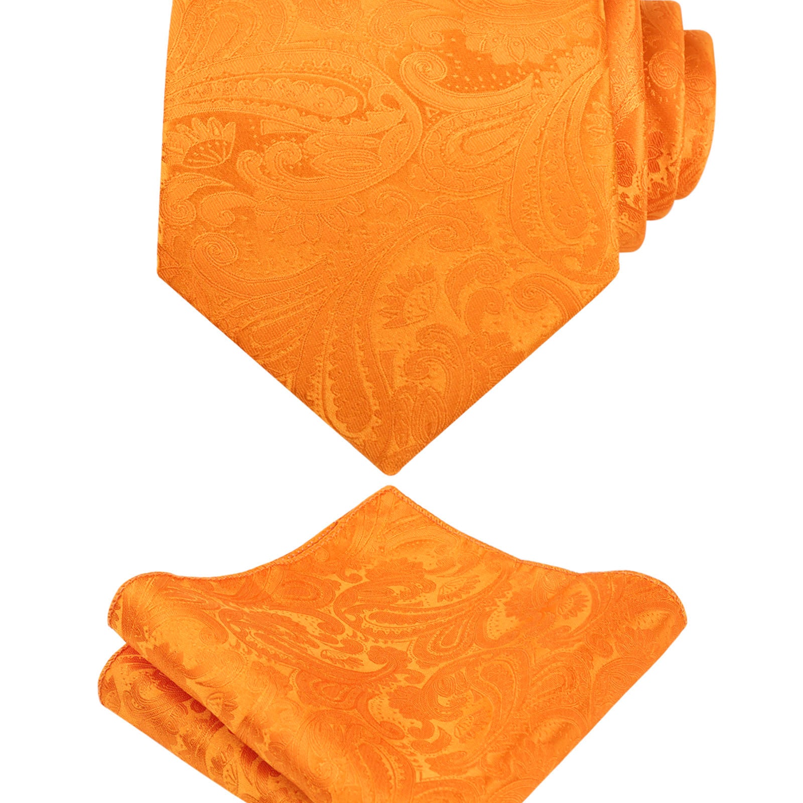 Men's Paisley Floral Tie Handkerchief Casual Set