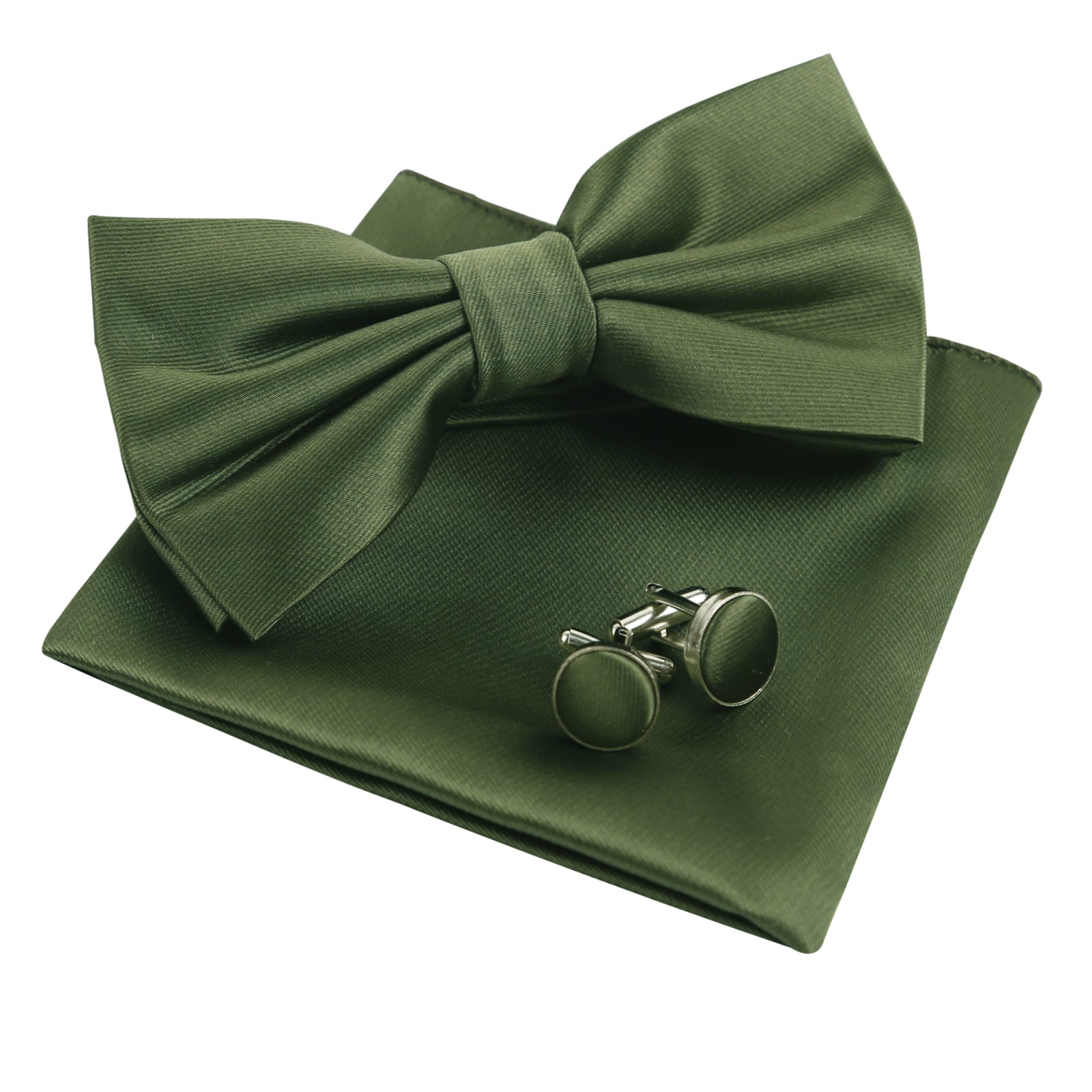 Men's Tuxedo Bow Tie, Hanky and Cufflinks Set, 178