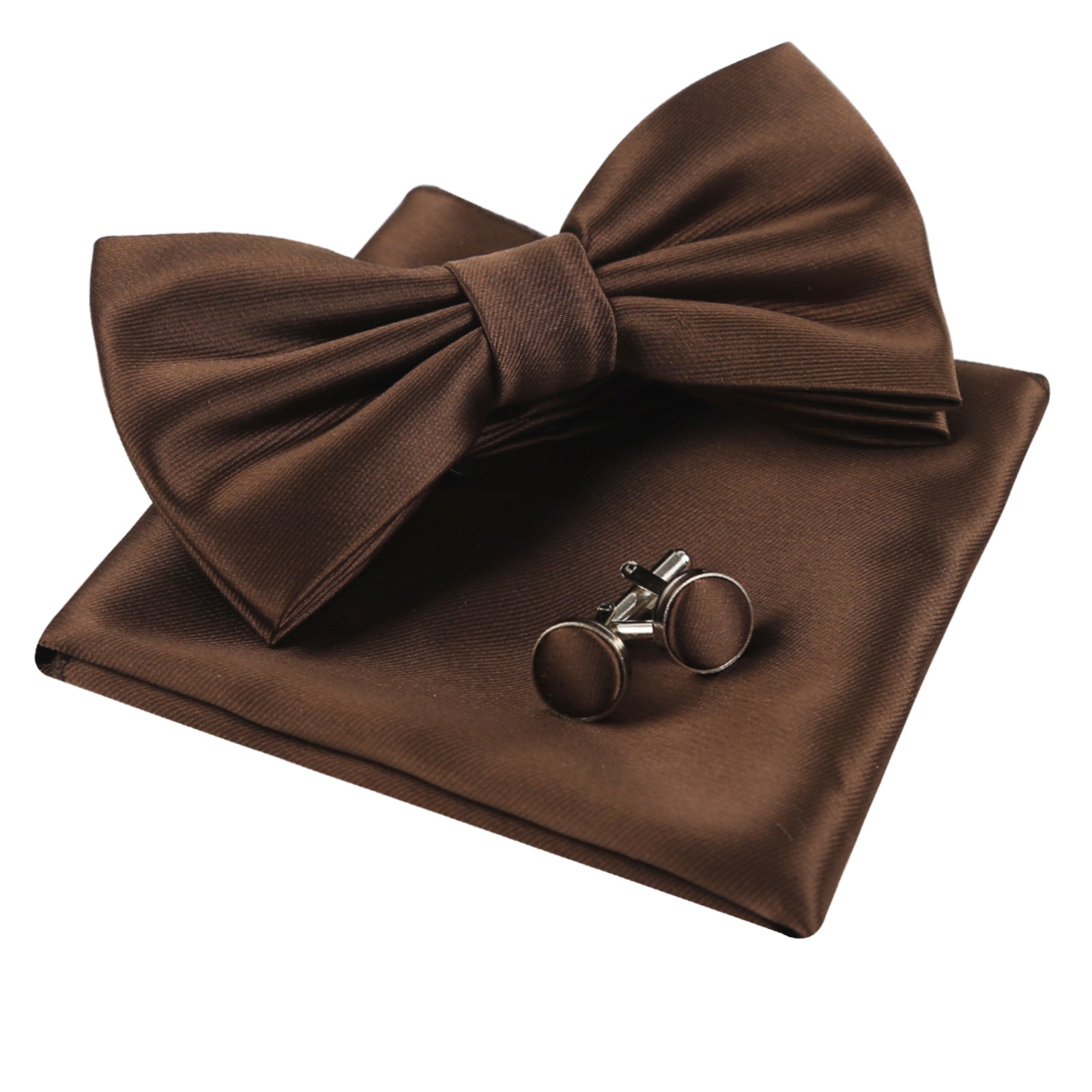 Men's Tuxedo Bow Tie, Hanky and Cufflinks Set, 178