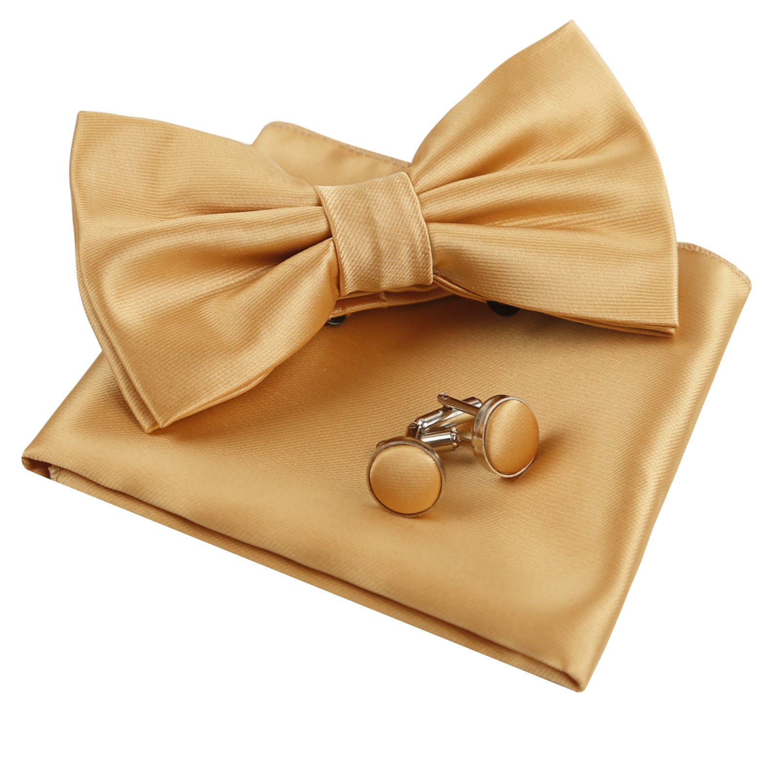 Men's Tuxedo Bow Tie, Hanky and Cufflinks Set, 178