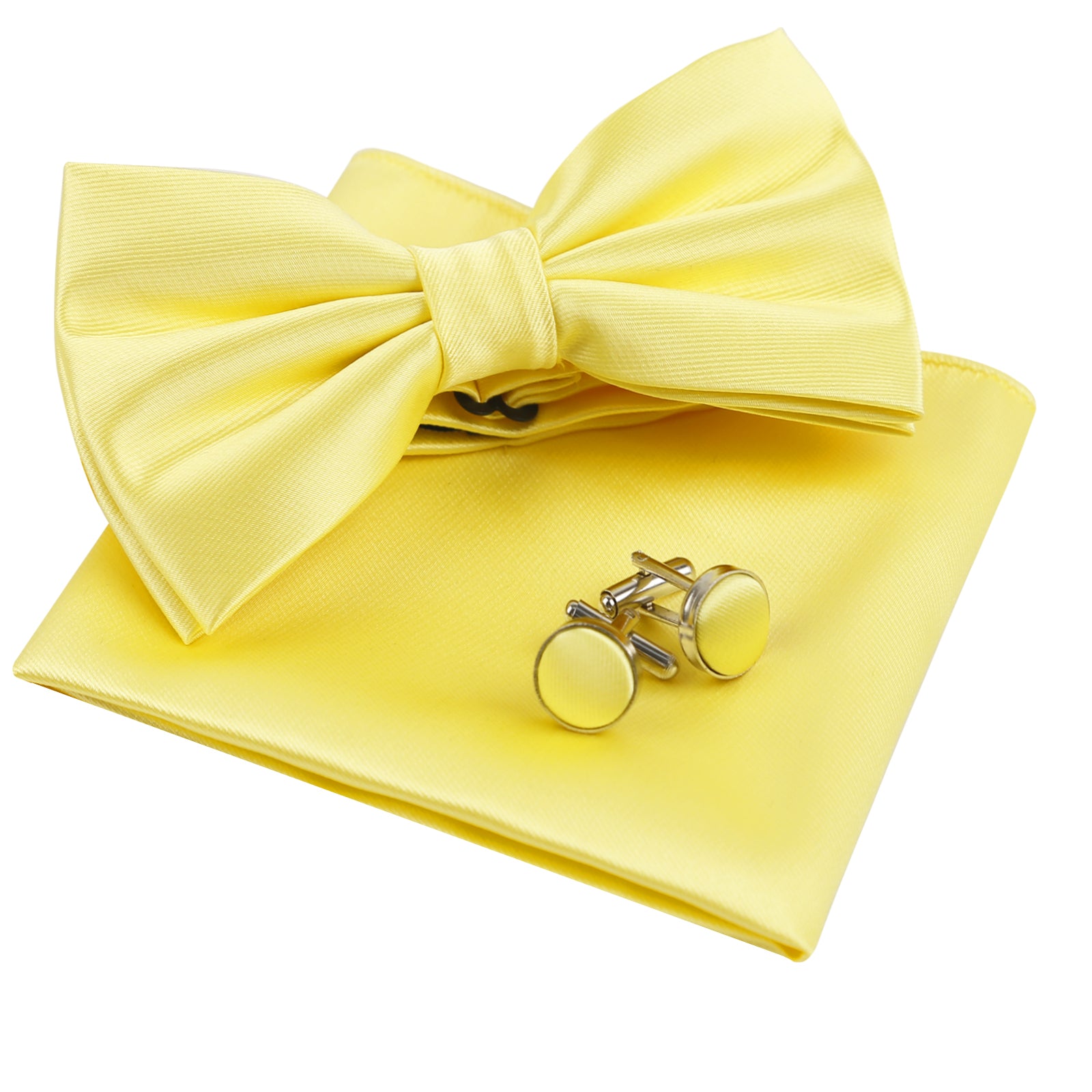Men's Tuxedo Bow Tie, Hanky and Cufflinks Set, 178