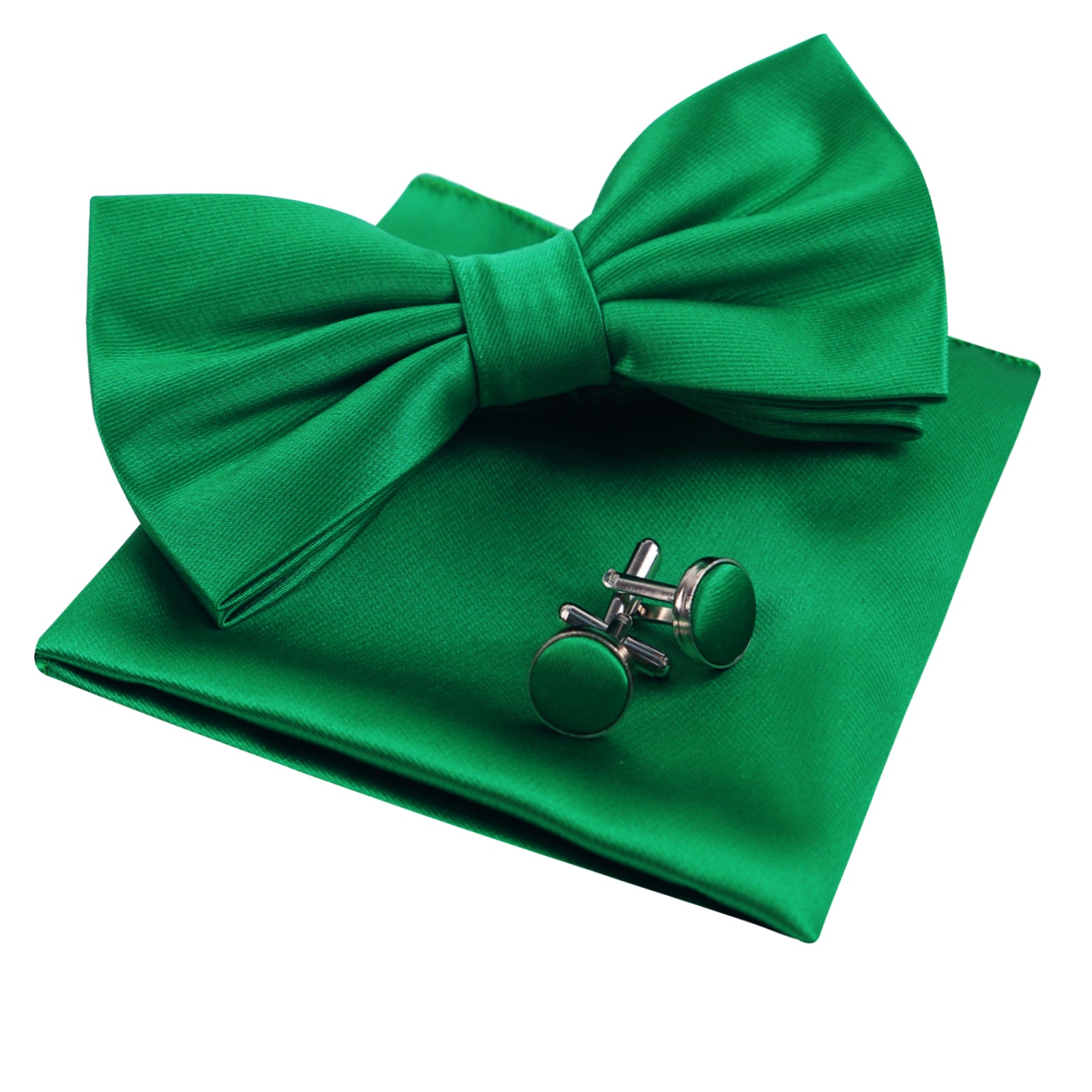 Men's Tuxedo Bow Tie, Hanky and Cufflinks Set, 178