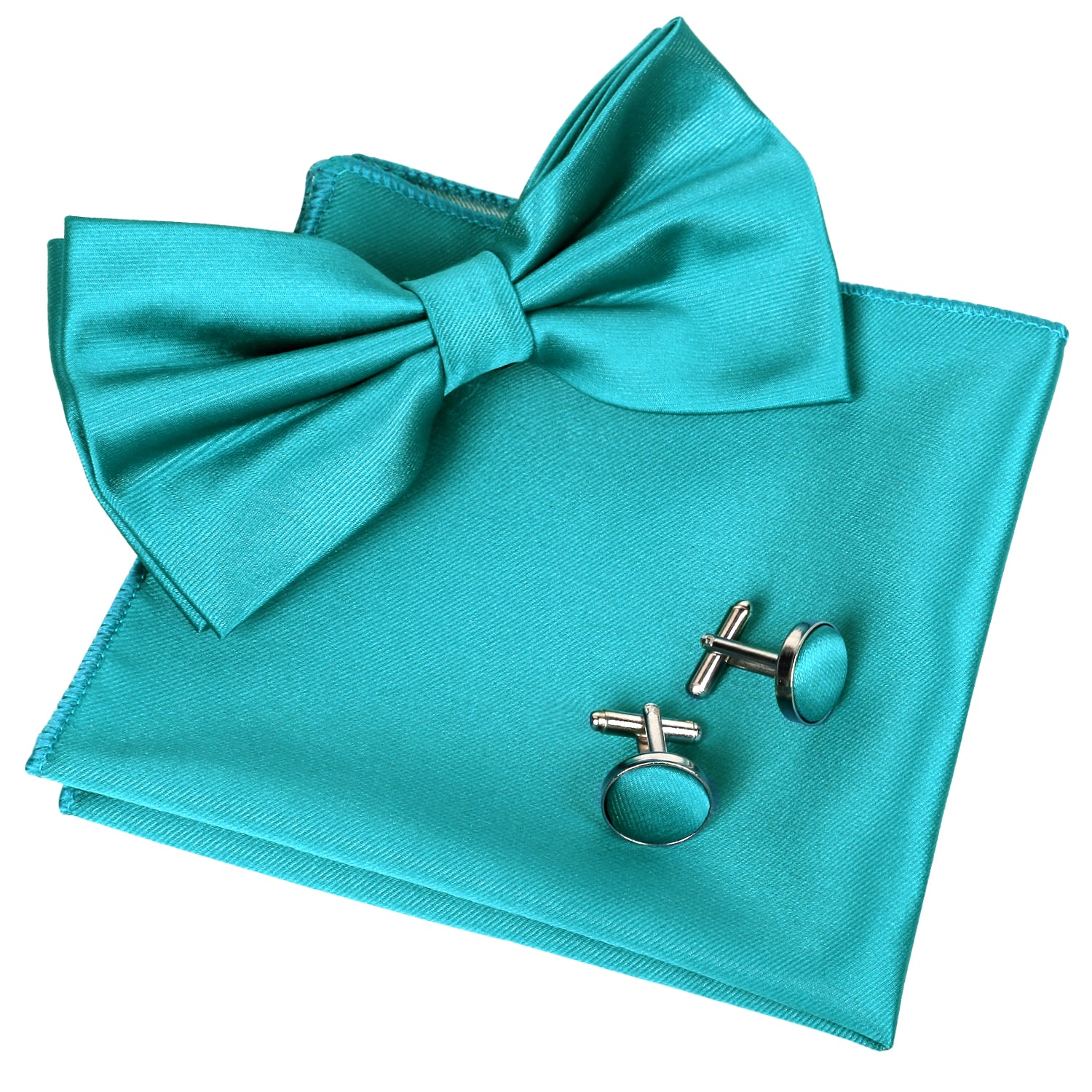Men's Tuxedo Bow Tie, Hanky and Cufflinks Set, 178