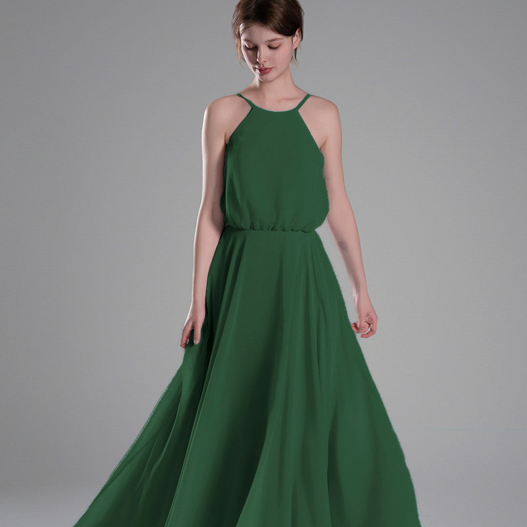 Elegant Sleeveless Adjustable Straps A-line Dresses