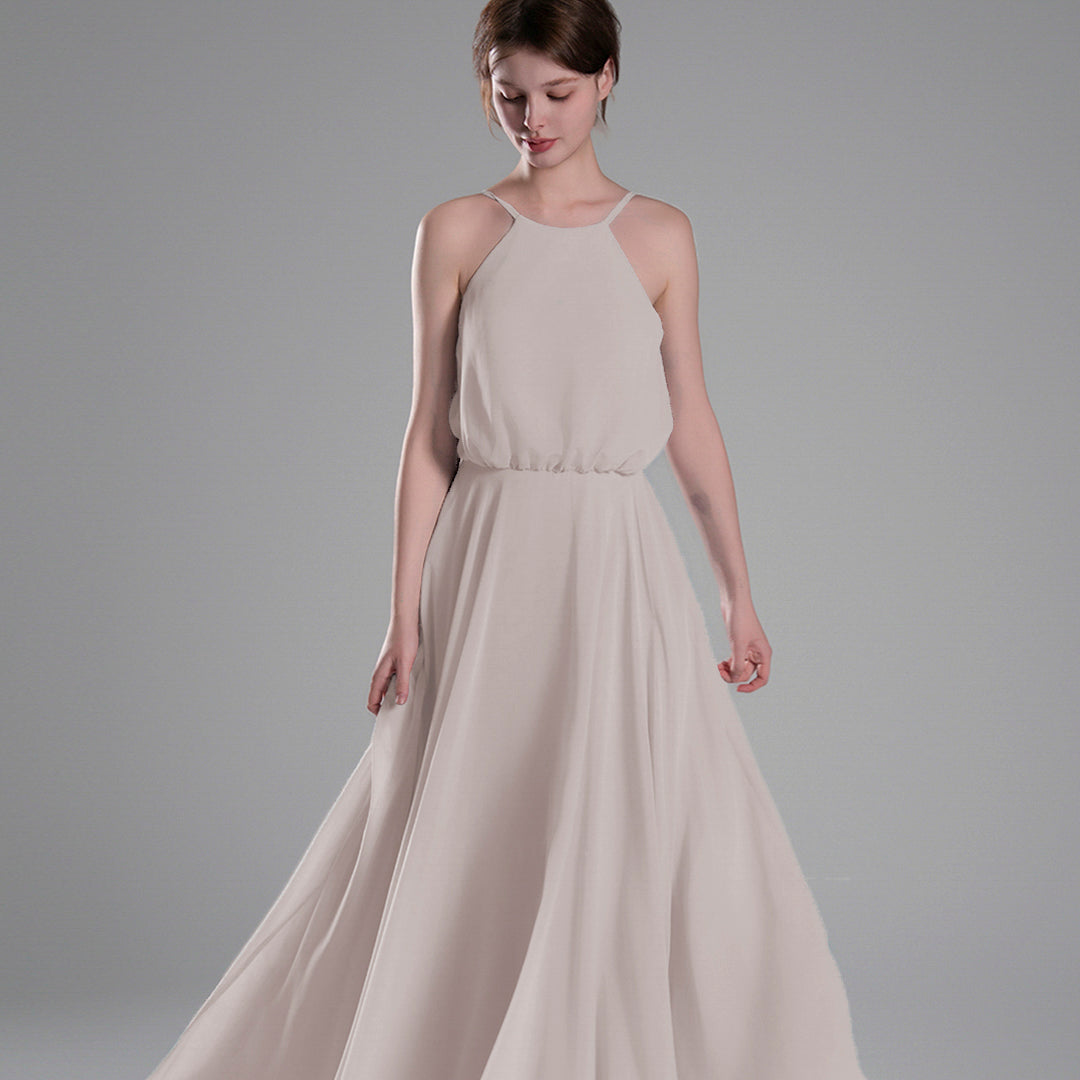 Elegant Sleeveless Adjustable Straps A-line Dresses