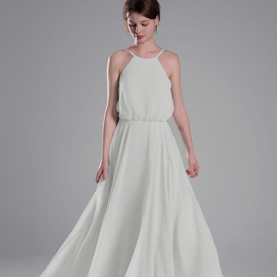 Elegant Sleeveless Adjustable Straps A-line Dresses