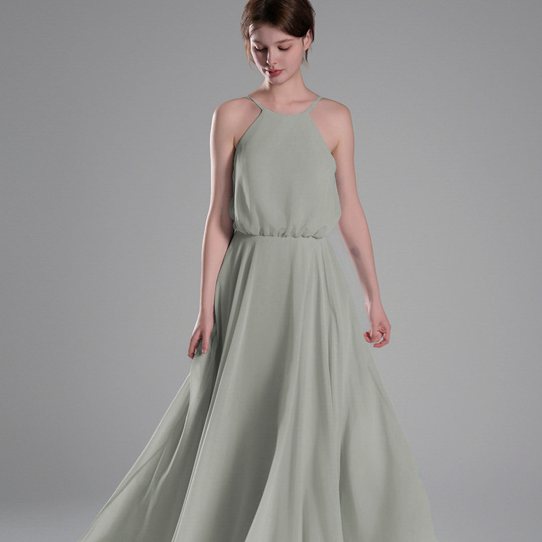 Elegant Sleeveless Adjustable Straps A-line Dresses