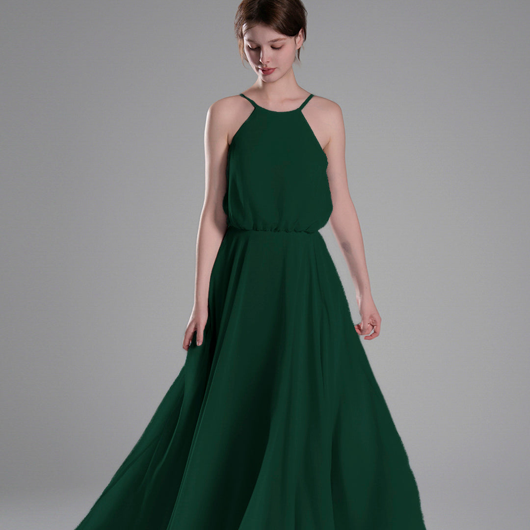 Elegant Sleeveless Adjustable Straps A-line Dresses
