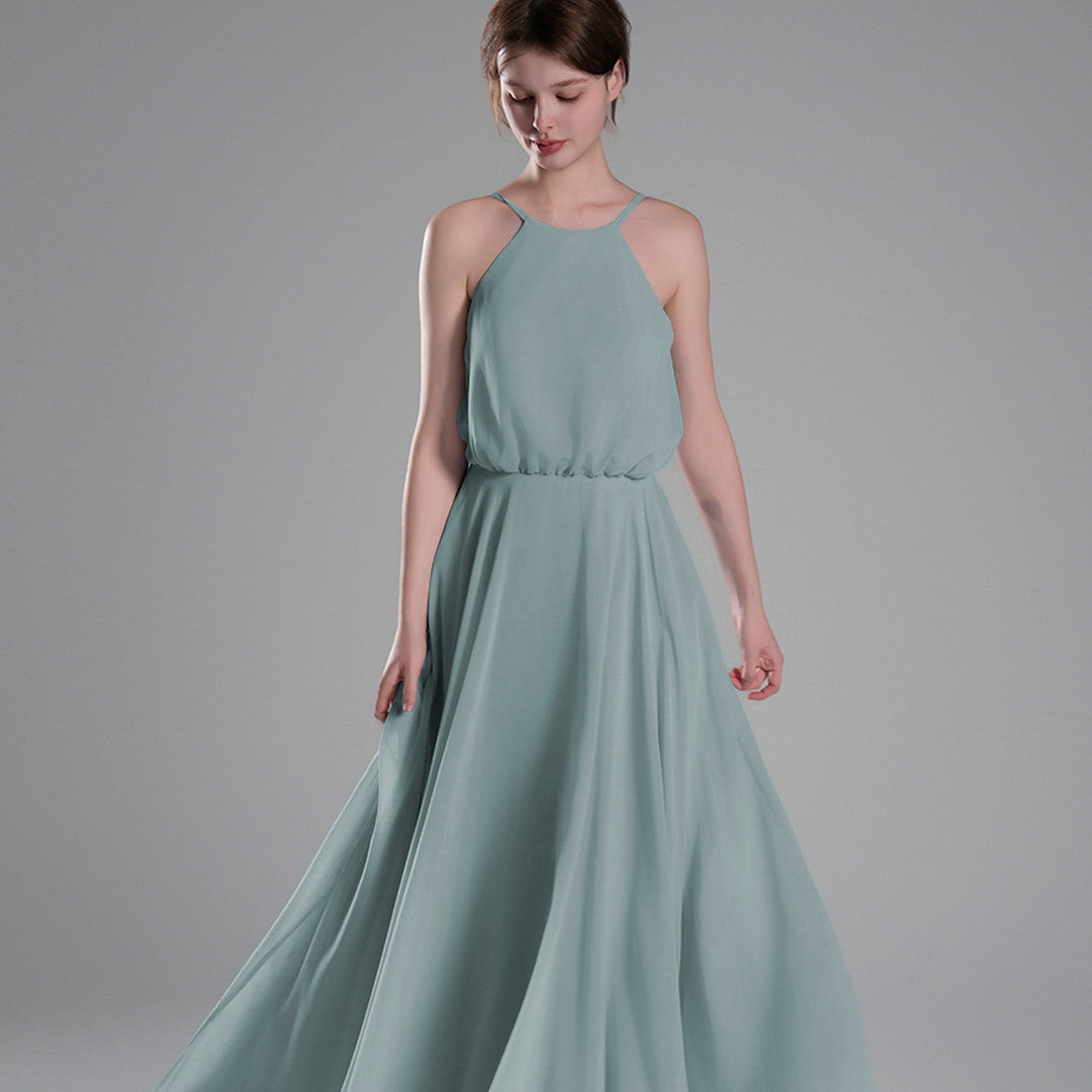 Elegant Sleeveless Adjustable Straps A-line Dresses