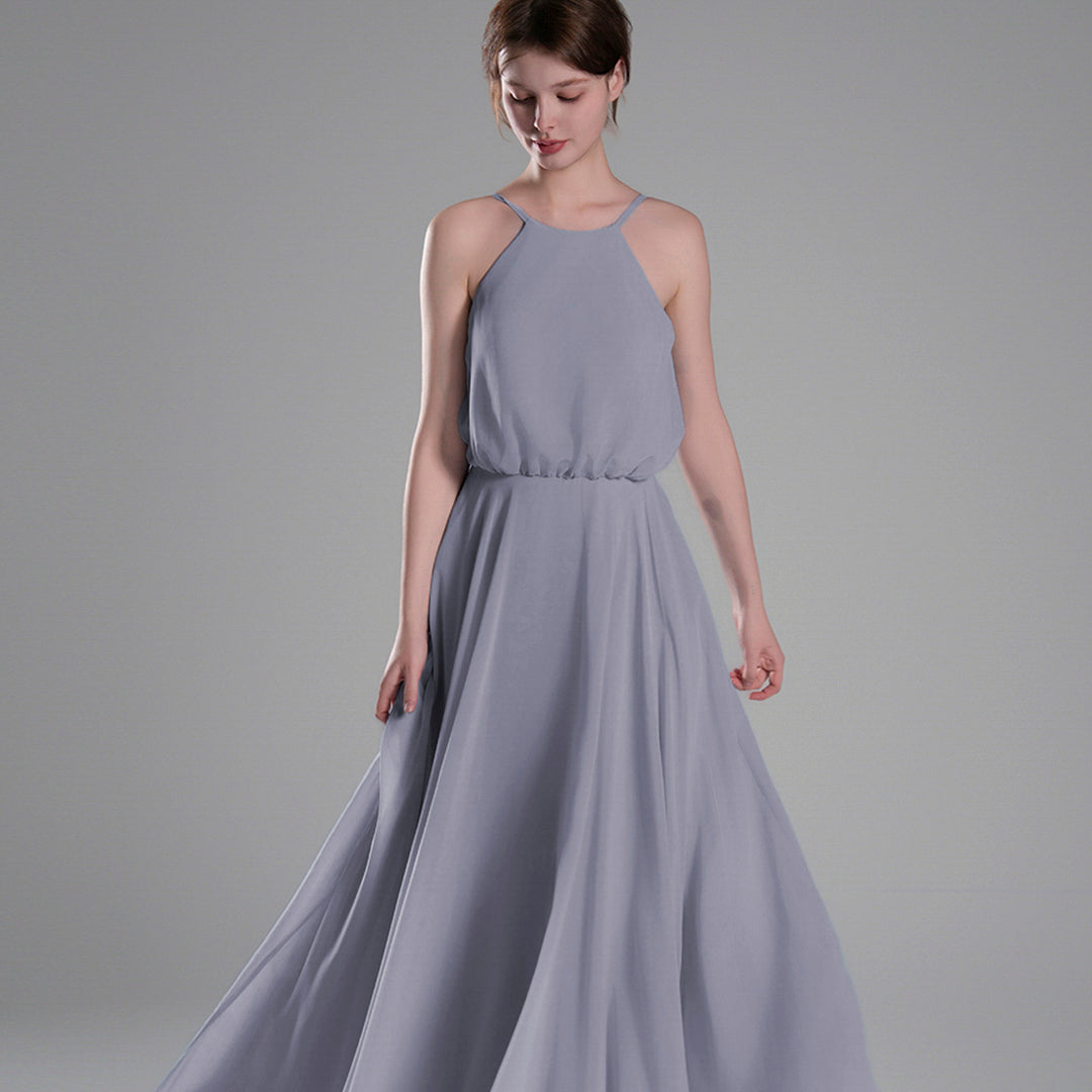 Elegant Sleeveless Adjustable Straps A-line Dresses