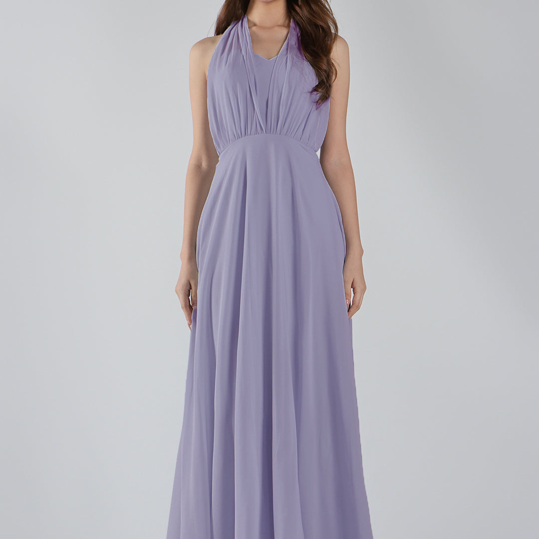 Sweetheart Neck Chiffon Convertible Multi-Way Dresses