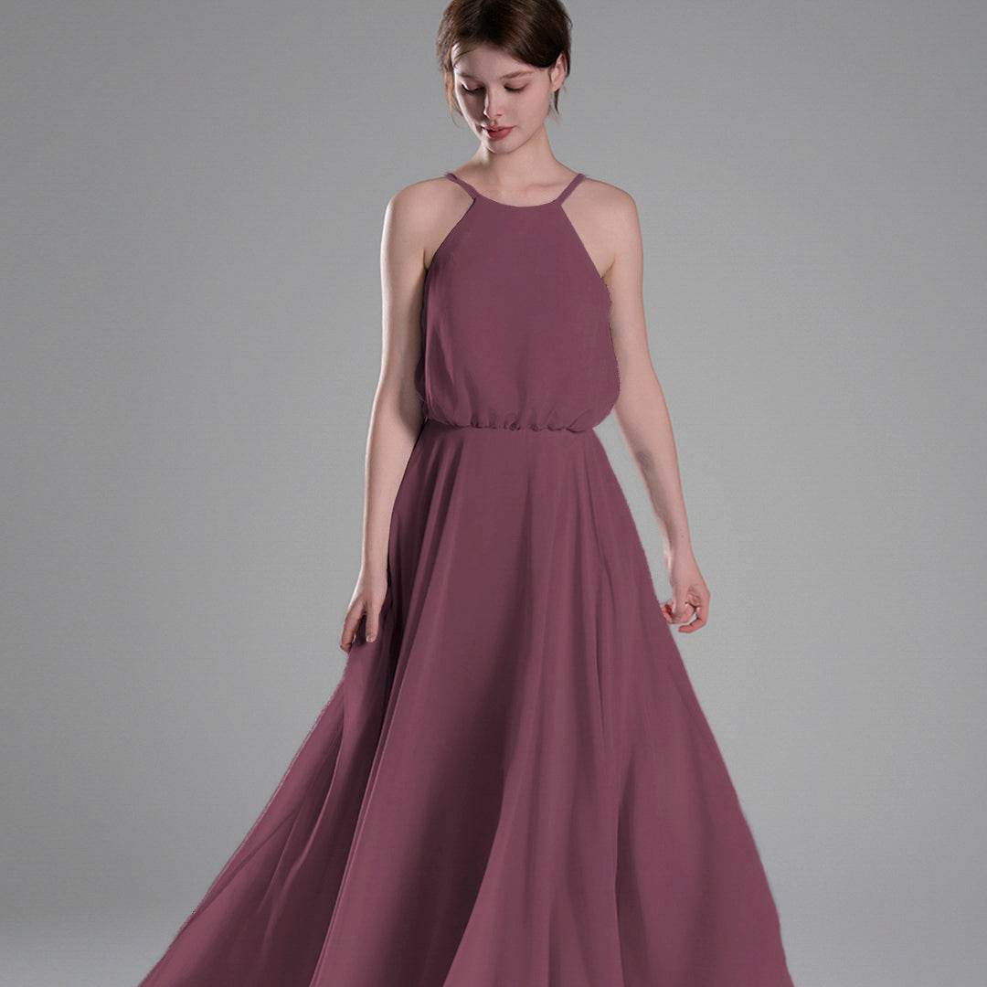 Elegant Sleeveless Adjustable Straps A-line Dresses