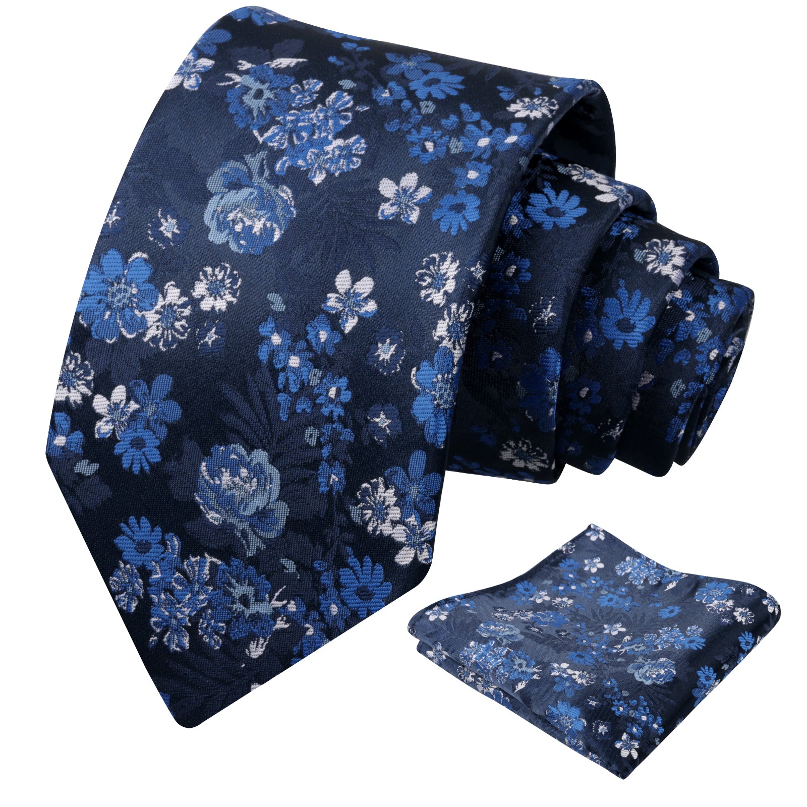 Mens 3.15 Inch Fresh Elegant Floral Tie Set Modern Necktie-923
