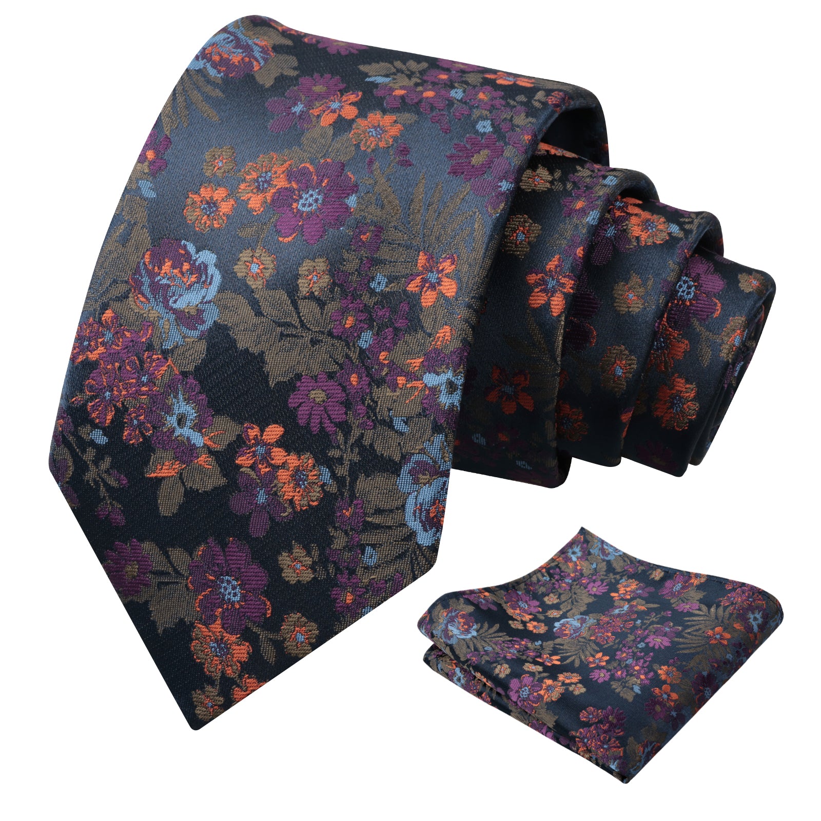 Mens 3.15 Inch Fresh Elegant Floral Tie Set Modern Necktie-923