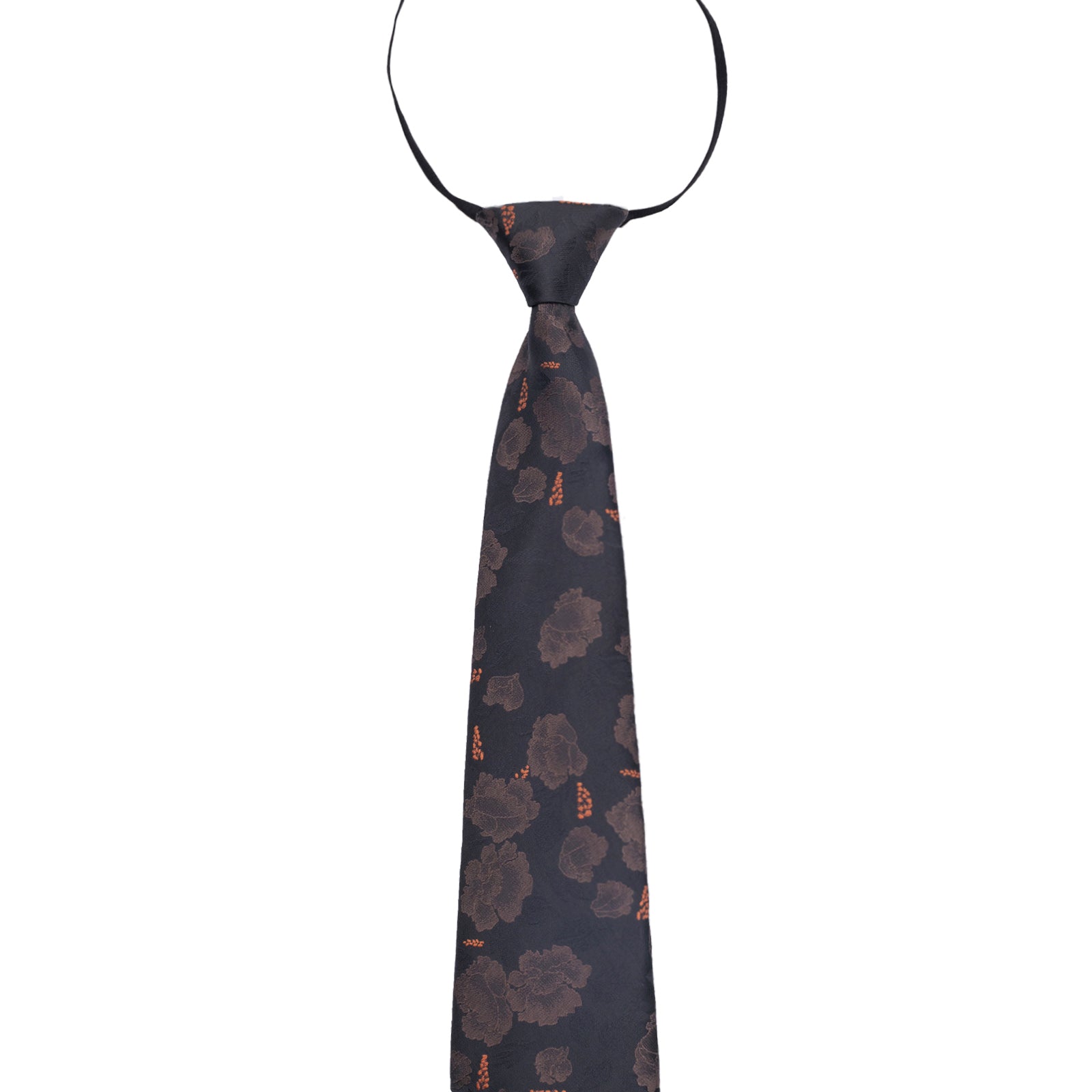 Boys 13inches Length Flower Pattern Neckties-065