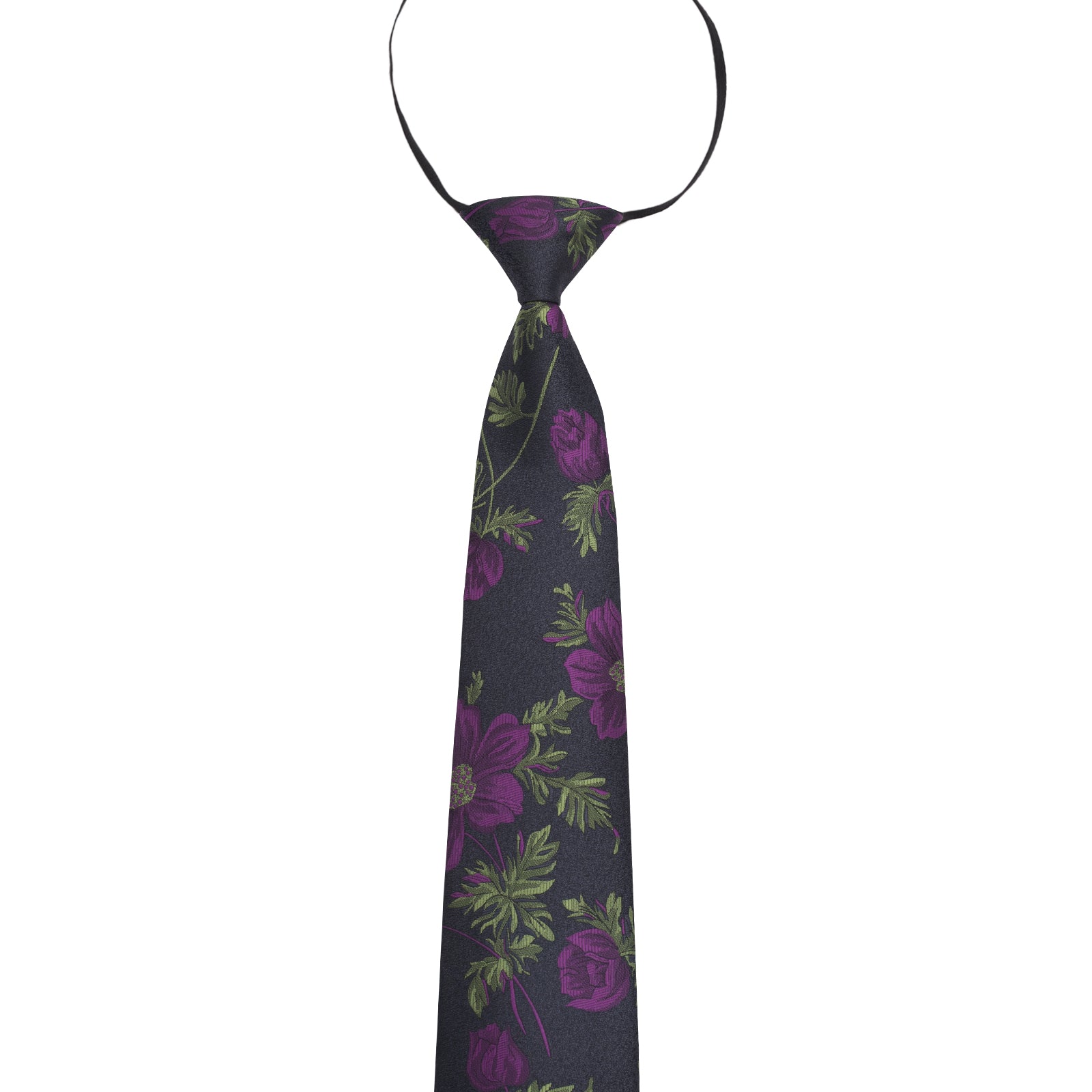 Boys 13inches Length Flower Pattern Neckties-065