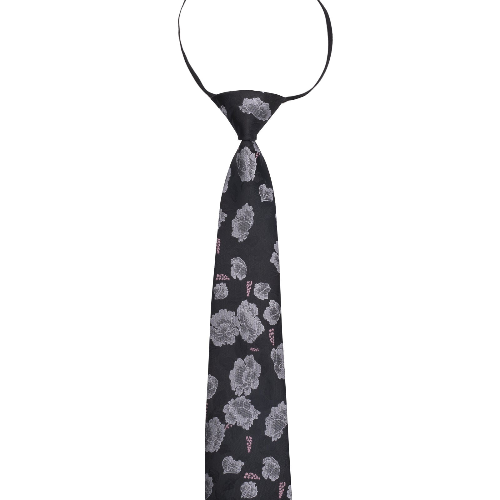 Boys 13inches Length Flower Pattern Neckties-065