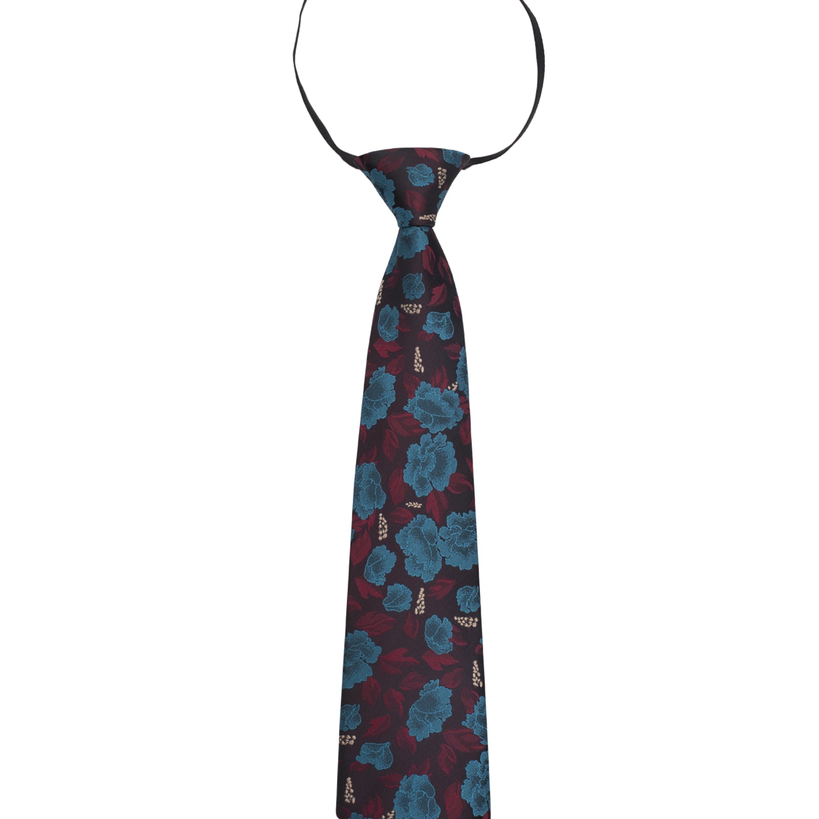 Boys 13inches Length Flower Pattern Neckties-065