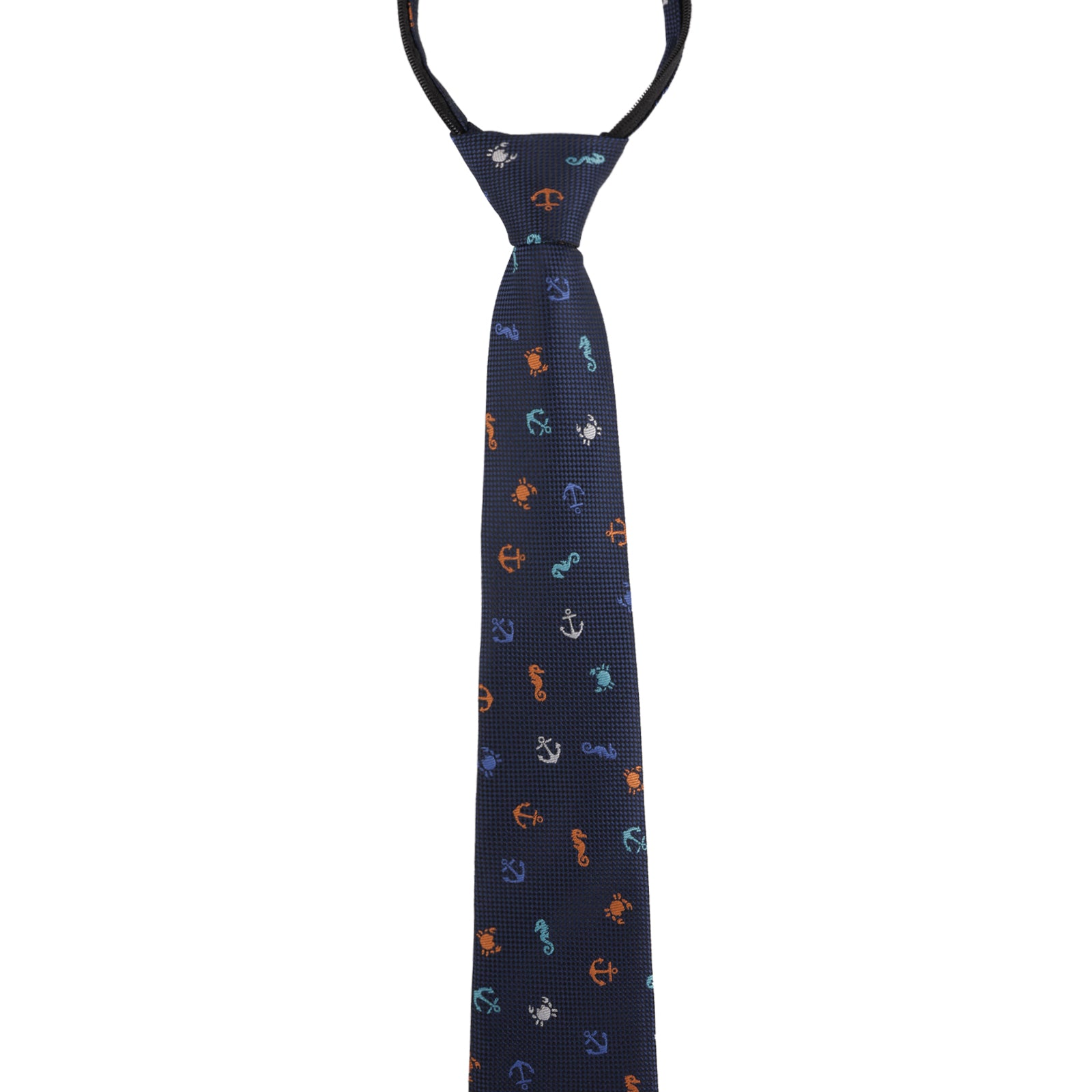 Toddler Printed Fun Novelty Woven Stripe Solid Neckties for Kids-068