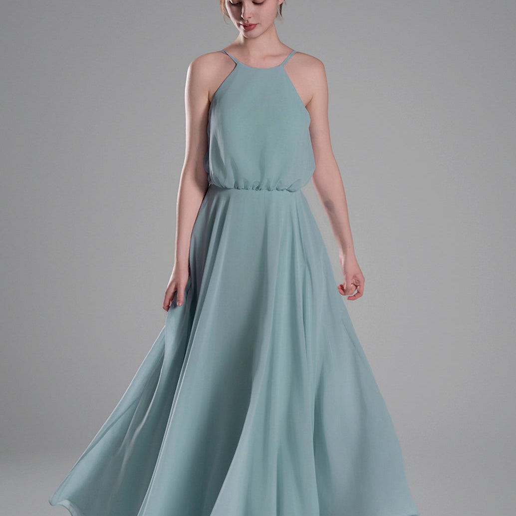 Elegant Sleeveless Adjustable Straps A-line Dresses