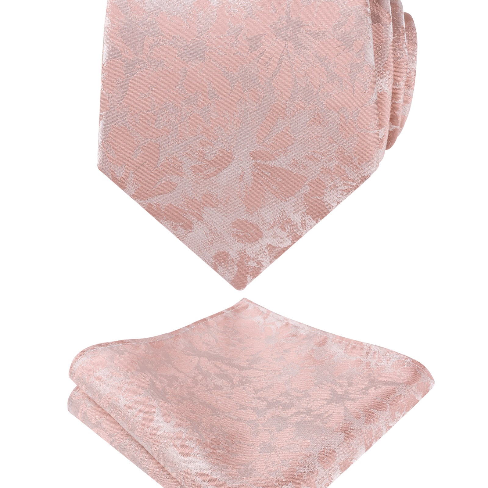 Men's 3.15inches Floral Printed Necktie with Handkerchief Set, 125